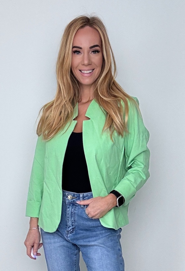 Classic blézer menta – Innova Fashion